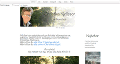 Desktop Screenshot of christinakjellsson.se